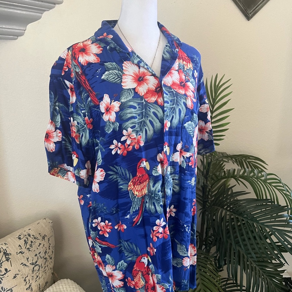 Abercrombie & Fitch Tropical Party Shirt Size L - Picture 2 of 9